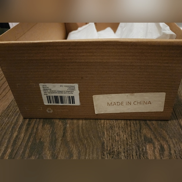 *2-FOR-ONE, 2 Pair of ASOS Trainer- Iridesc w/ Transp/ Clear Panel & Chunky Sole - Picture 6 of 7